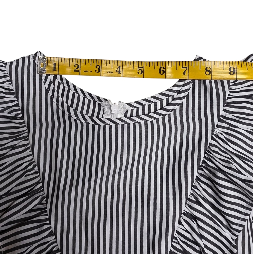 Striped Ruffle Dress - Picture 13 of 16